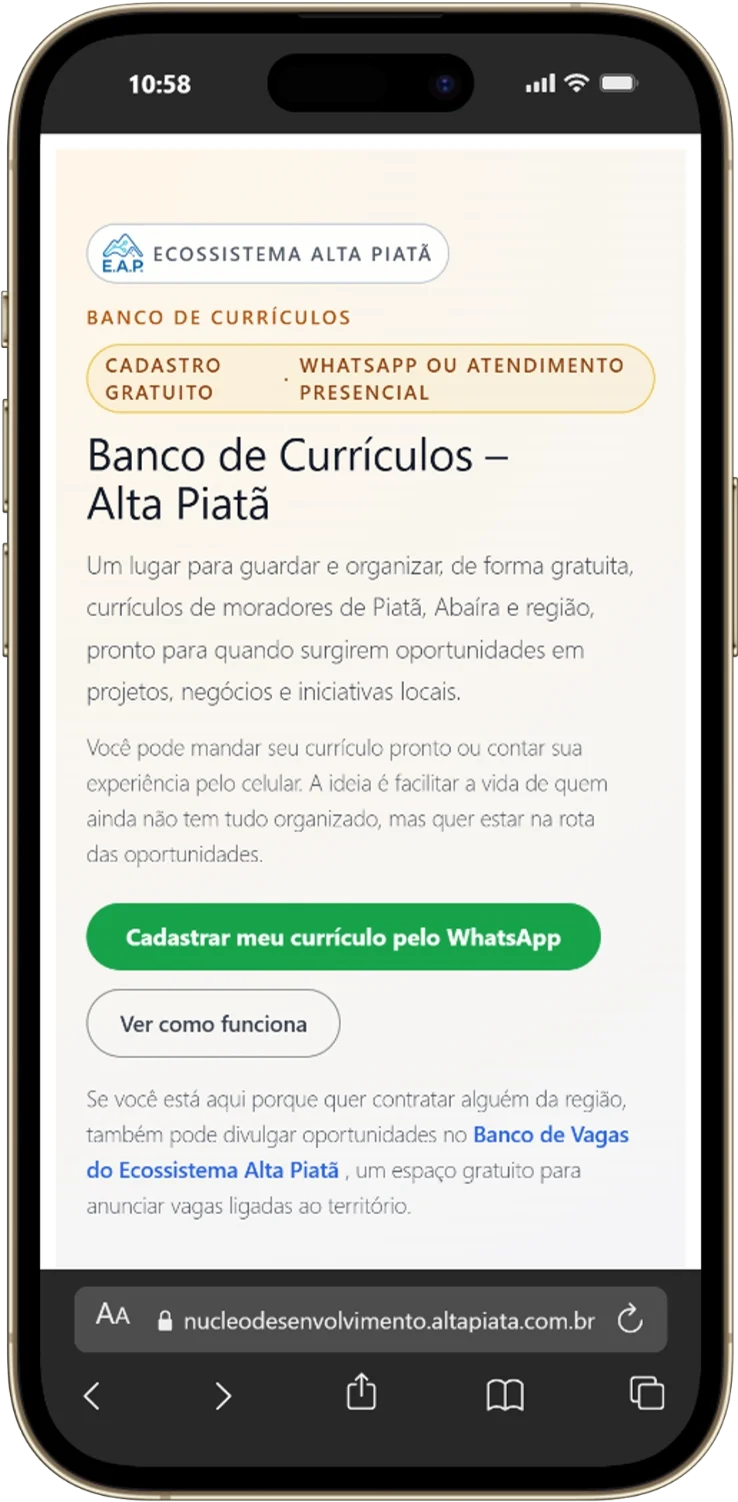Banco de Currículos