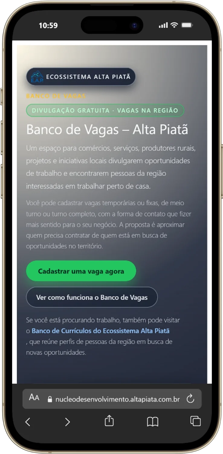 Banco de Vagas