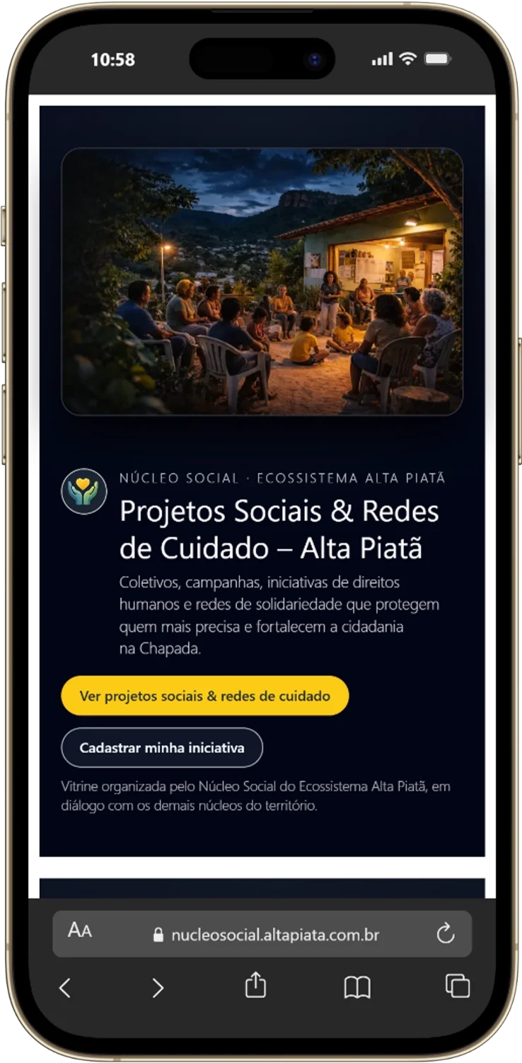 Projetos Sociais