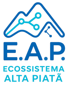 Tela de anúncio do Alta Piatã com efeito digital azul e paisagem da Chapada Diamantina ao fundo indicando que o site será lançado em breve.