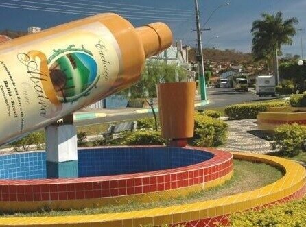 Praça central de Abaíra