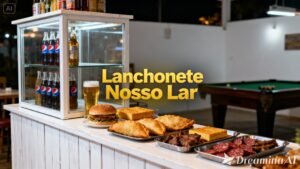 BAlcão com salgados