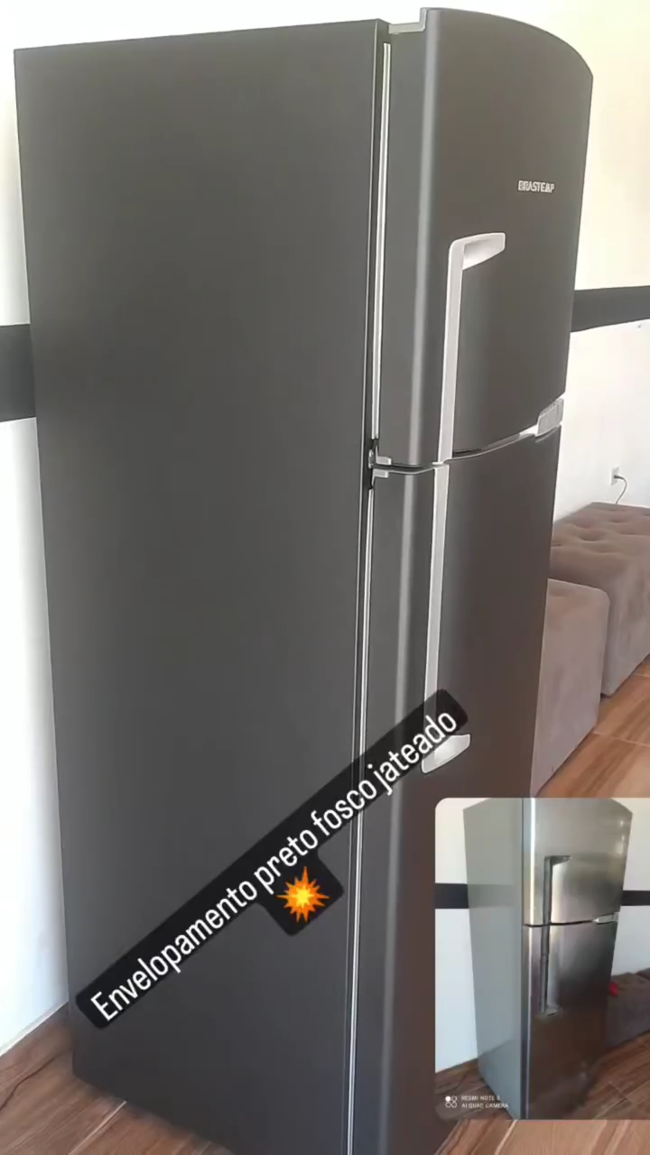 Geladeira envelopada