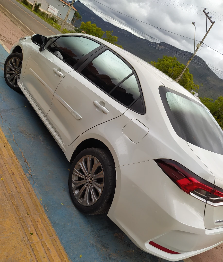 Película degradê em veículo