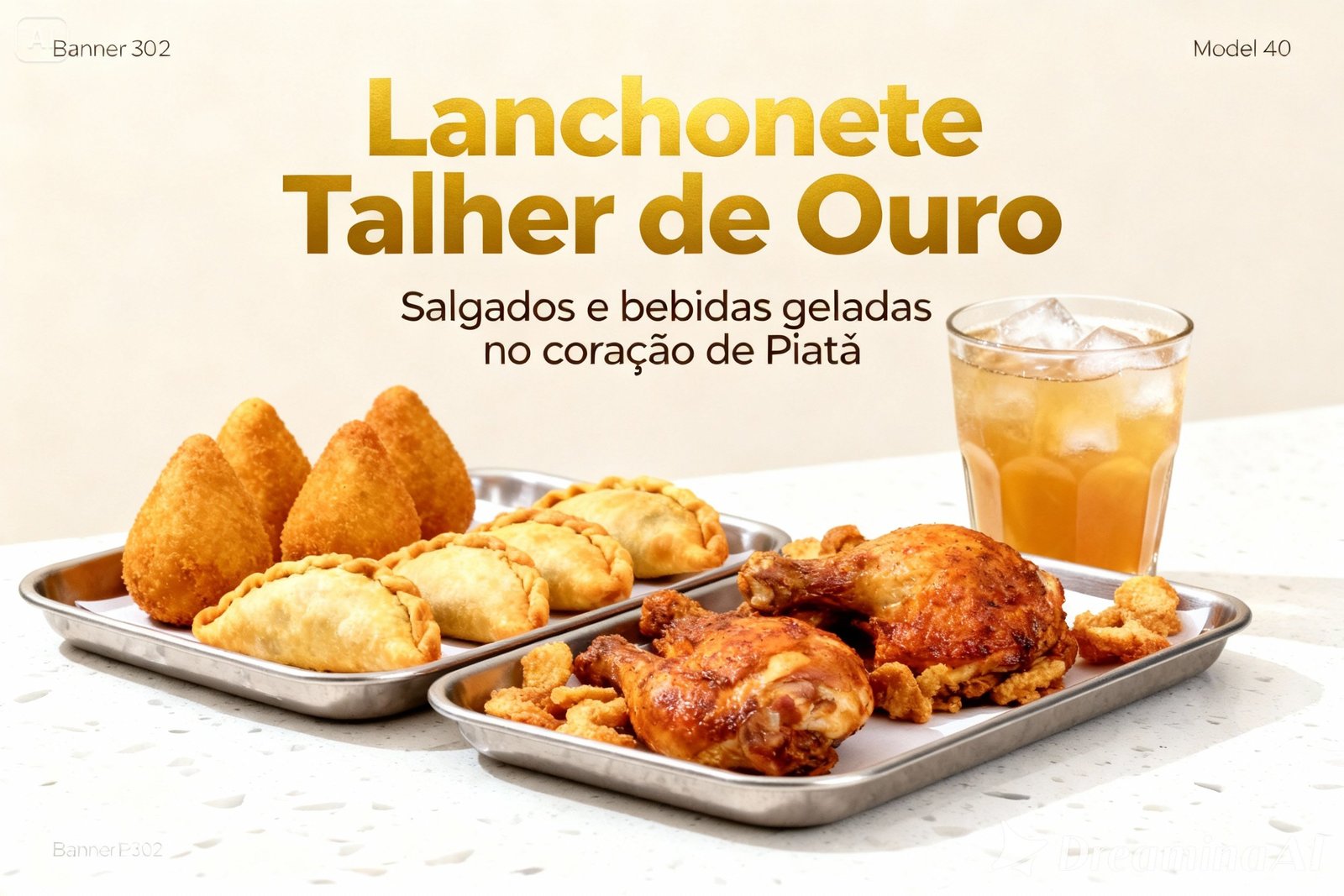 Banner da Lanchonete Talher de Ouro em Piatã